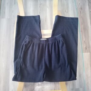 OAK + FORT Black Relaxed Trousers